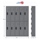 Locker casillero 10  puertas