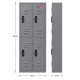 Locker casillero 6 puertas