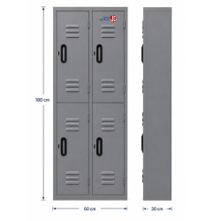 Locker casillero 6 puertas