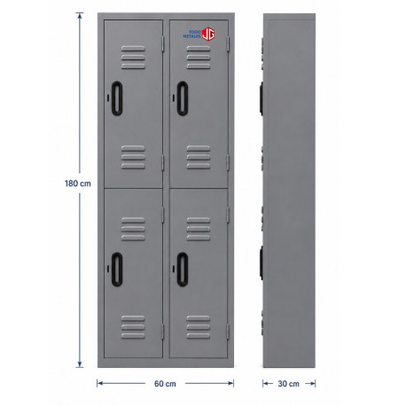 Locker casillero 6 puertas