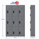 Locker casillero 6 puertas
